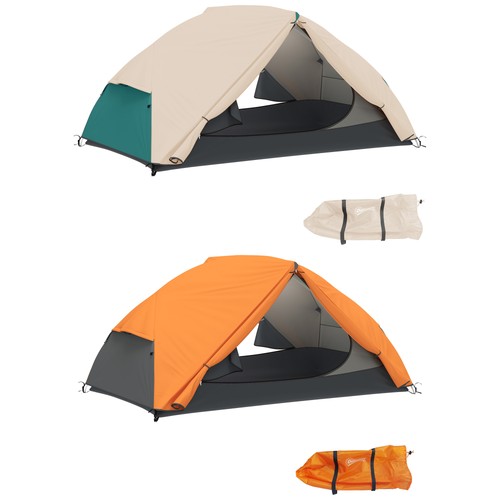 Outsunny tenda campeggio 2 - outsunny,