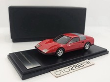 Modellino in resina artigianale scala 1:43 Ferrari P6 Pininfarina Concept 1968 (Rosso/Rosso)