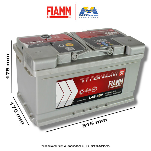Fiamm batteria titanium 12v - batteria,