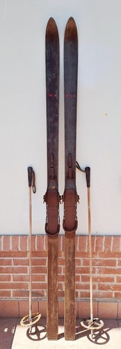 Sci legno antichi - sci,
