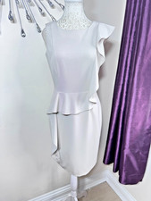 Abito midi Calvin Klein avorio