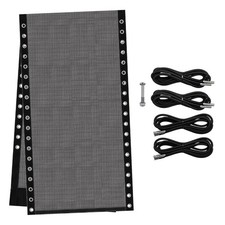 Tessuto di Ricambio per Sedia con 4 Corde Elastiche, Kit di Riparazione per8603