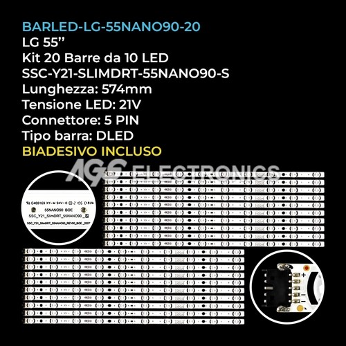 Kit barre strip - strip, led