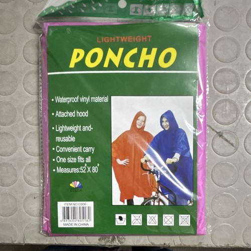 Poncho impermeabile leggero