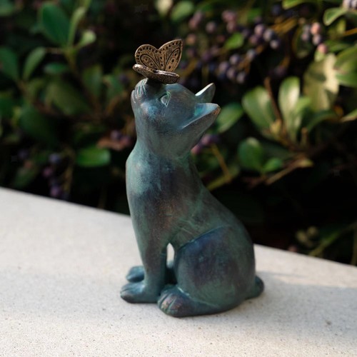 Scultura animale gatto - gatto, con