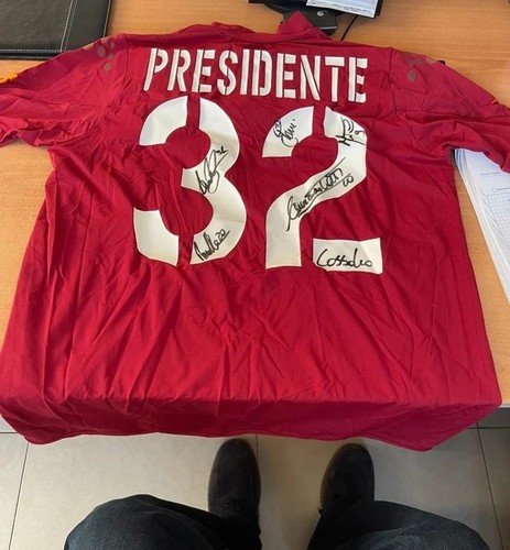 Maglia roma 2004 autografata - roma,