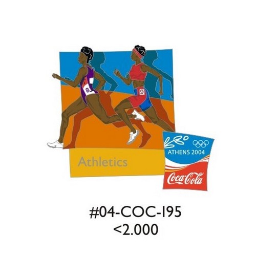 Atletica sport spilla coca - spilla,