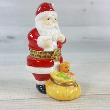Lefton Porcelain 3" Santa