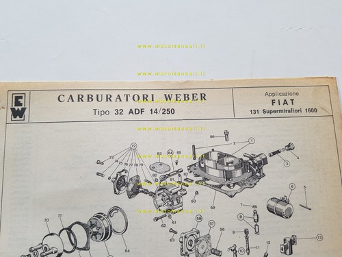Weber carburatore adf - weber, 32