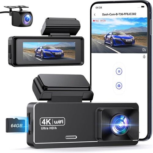 Dash cam t36 auto 1080p - dash,