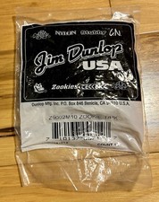 Jim Dunlop Zookies M-10 Banjo Pollice in Nylon Bianco Confezione da 12