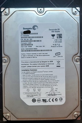 Hdd seagate barracuda 750gb - hdd,