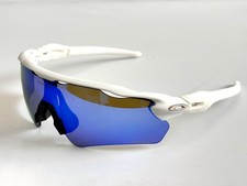 Oakley Radar EV Patn OO9208 Sunglasses white Frame Foot Blue Polarization