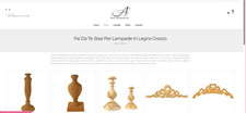stock basi in legno, fregi e