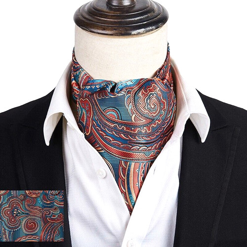 Cravatta uomo classica ascot - cravatta,