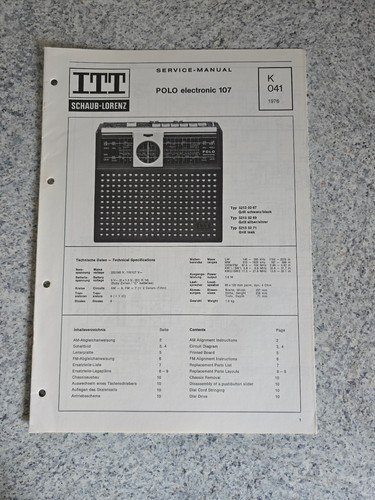 Manuale servizio originale - manuale,