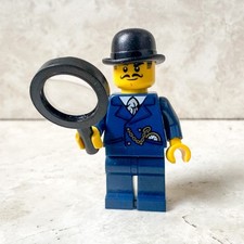 LEGO City Town Hercule Poirot Detective Investigatore A. Christie Minifigure MOC