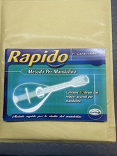 Carisch Rapido Metodo per Mandolino Pietro Caracciolo Libro