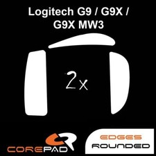 Corepad Skatez Logitech G9 G9X MW3 Souris Pieds Patins Remplacement Téflon
