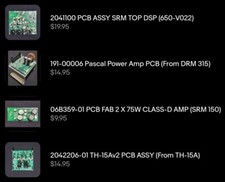 PCB periferico altoparlante Mackie ***solo per ricambi/riparazione*** DRM315 SRM650 SRM150