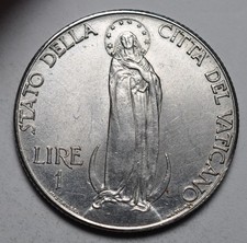 1940   Vaticano   Una Lira