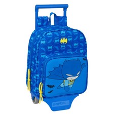  Zaino Scuola Batman Azzurro