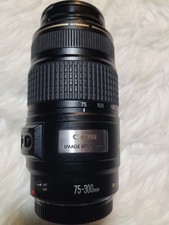 Canon EF 75-300mm f/4-5.6 IS USM teleobiettivo zoom stabilizzatore immagine ultrasuoni