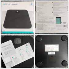 Fitbit Aria Air Smart Health Blietooth bilancia fitness grasso corporeo monitoraggio BMI nero