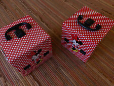 Coppia COFANETTI PORTAGIOIE MINNIE 15 X 15 X 15 CM DISNEY BAMBINA