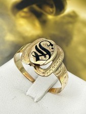 ring borbonico Anello ANTIQUE ORO ANTICO 6/7KT FINE800 SMALTI.   S  rarità