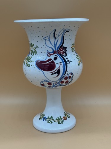 Vaso ceramica carnevale - vaso,
