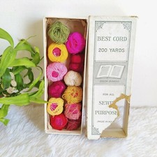 Filo Di Cotone Vintage Anni '40 Migliore 200 Yarde Per Cucire 12 Pezzi CB217