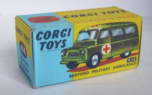 Repro box corgi 414 bedford - box, n.414