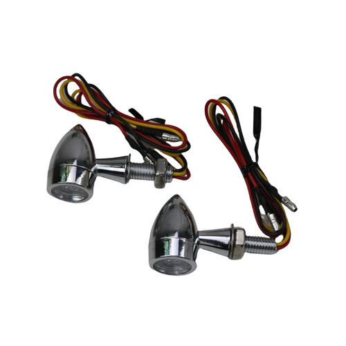 Cromo moto mini bullet led - cromo,
