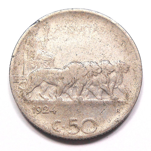 Italia 1924 centesimi - italia, r
