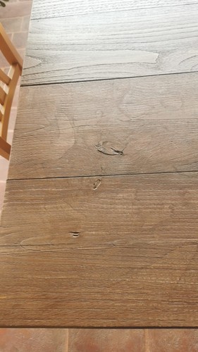 Tavolo legno massello con - tavolo, in
