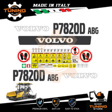 Kit Adesivi Mezzi da Lavoro Volvo Vibrofinitrice P7820D ABG