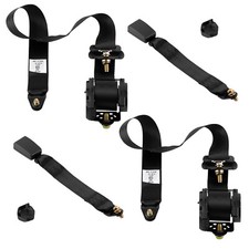 2pz Cintura di Sicurezza 3 punti Regolabile Universale Sedile Cintura Seat Belt