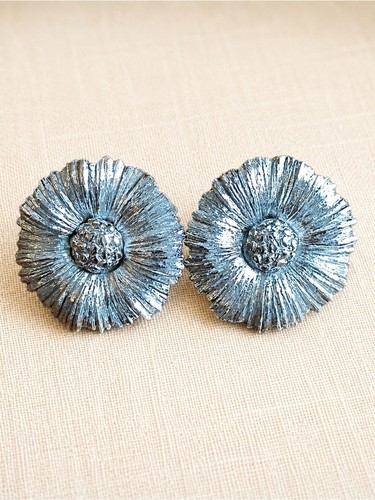 Orecchini monet fiore - orecchini, clip-on