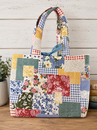 Borsa patchwork fatta - , mano