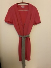 Brunello Cucinelli CARDIGAN LUNGO DONNA IN COTONE Tg 42/44