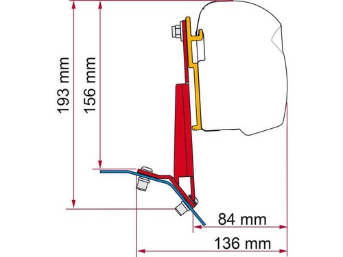Staffe per f35 f43 van - staffe,