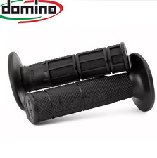 MANOPOLE DOMINO MOTO CROSS ENDURO Nere MOTARD PIT BIKE OFF ROAD UNIVERSALI