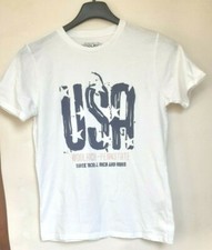 T-schirt manica corta WOOLRICH, originale, bianca , taglia 12 anni