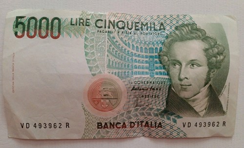 Banconota cinquemila 5000 - 5000, lire