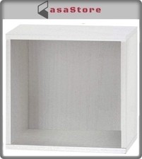 LIBRERIA CUBO impilabile Bianco frassino CM 35 X 35 X 29 P 