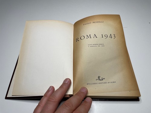 Paolo monelli roma 1943 - paolo,