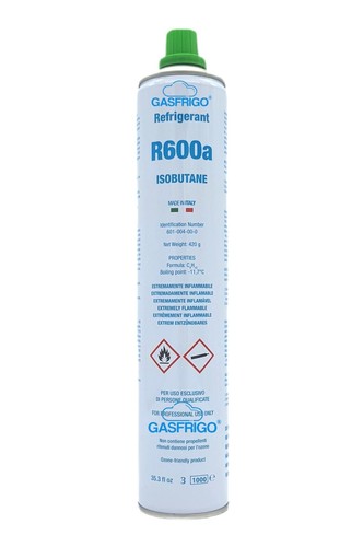 Bombola gas refrigerante - refrigerante, r600a