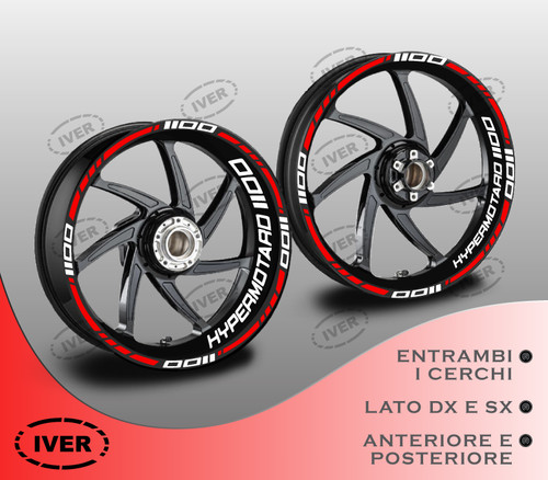 Adesivi cerchi moto - , ducati