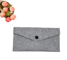 Portafoglio semplice in feltro